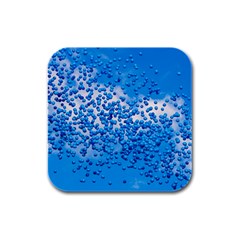 Blue Balloons In The Sky Rubber Square Coaster (4 Pack)  by FunnyCow