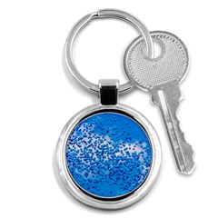 Blue Balloons In The Sky Key Chains (round)  by FunnyCow