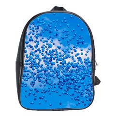 Blue Balloons In The Sky School Bag (large) by FunnyCow