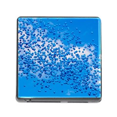 Blue Balloons In The Sky Memory Card Reader (square 5 Slot) by FunnyCow