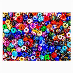 Colorful Beads Large Glasses Cloth by FunnyCow