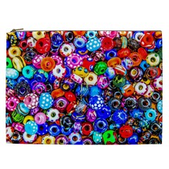 Colorful Beads Cosmetic Bag (xxl) by FunnyCow