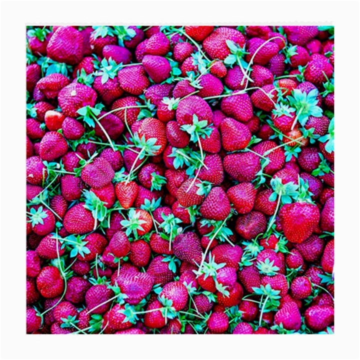 Pile Of Red Strawberries Medium Glasses Cloth