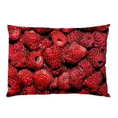 Red Raspberries Pillow Case by FunnyCow