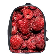 Red Raspberries School Bag (xl) by FunnyCow