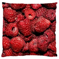 Red Raspberries Standard Flano Cushion Case (two Sides) by FunnyCow