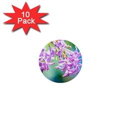 Beautiful Pink Lilac Flowers 1  Mini Buttons (10 Pack)  by FunnyCow