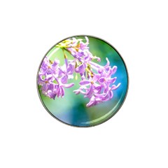 Beautiful Pink Lilac Flowers Hat Clip Ball Marker (4 Pack) by FunnyCow