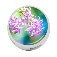 Beautiful Pink Lilac Flowers 4-port Usb Hub (one Side) by FunnyCow