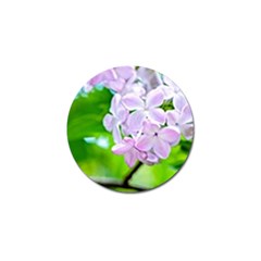 Elegant Pink Lilacs In Spring Golf Ball Marker by FunnyCow