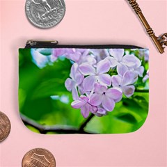 Elegant Pink Lilacs In Spring Mini Coin Purses by FunnyCow