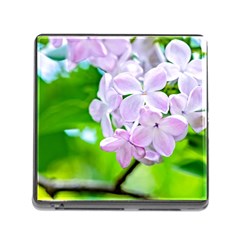 Elegant Pink Lilacs In Spring Memory Card Reader (square 5 Slot) by FunnyCow