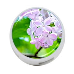 Elegant Pink Lilacs In Spring 4-port Usb Hub (two Sides) by FunnyCow