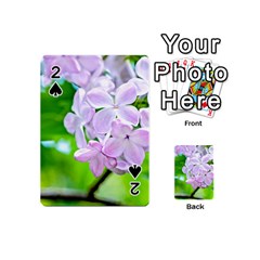 Elegant Pink Lilacs In Spring Playing Cards 54 (mini)  by FunnyCow