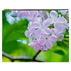 Elegant Pink Lilacs In Spring Cosmetic Bag (xxxl) by FunnyCow