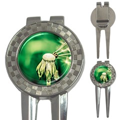 Dandelion Flower Green Chief 3-in-1 Golf Divots by FunnyCow