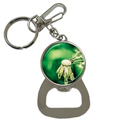 Dandelion Flower Green Chief Bottle Opener Key Chains by FunnyCow