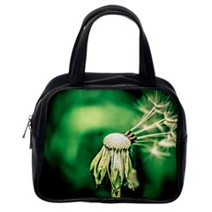 Dandelion Flower Green Chief Classic Handbags (one Side) by FunnyCow