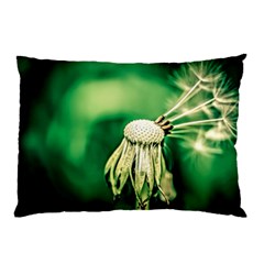 Dandelion Flower Green Chief Pillow Case by FunnyCow