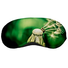 Dandelion Flower Green Chief Sleeping Masks by FunnyCow