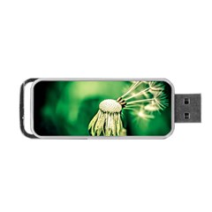 Dandelion Flower Green Chief Portable Usb Flash (two Sides) by FunnyCow