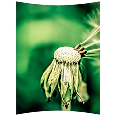 Dandelion Flower Green Chief Back Support Cushion by FunnyCow