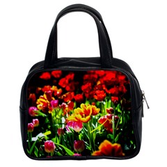 Colorful Tulips On A Sunny Day Classic Handbags (2 Sides) by FunnyCow