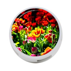 Colorful Tulips On A Sunny Day 4-port Usb Hub (two Sides) by FunnyCow