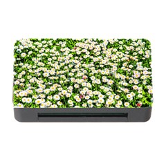 Green Field Of White Daisy Flowers Memory Card Reader With Cf by FunnyCow