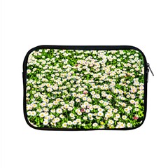 Green Field Of White Daisy Flowers Apple Macbook Pro 15  Zipper Case by FunnyCow