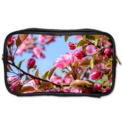 Crab Apple Blossoms Toiletries Bags by FunnyCow