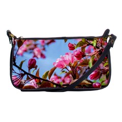 Crab Apple Blossoms Shoulder Clutch Bags by FunnyCow