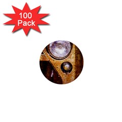 Vintage Off Roader Car Headlight 1  Mini Buttons (100 Pack)  by FunnyCow