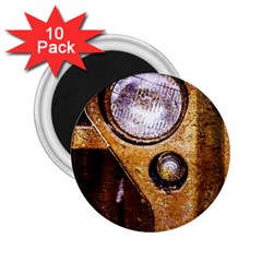 Vintage Off Roader Car Headlight 2 25  Magnets (10 Pack)  by FunnyCow