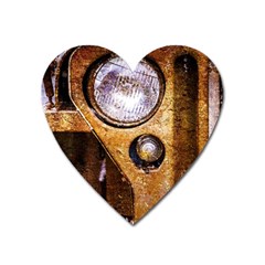 Vintage Off Roader Car Headlight Heart Magnet by FunnyCow