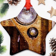 Vintage Off Roader Car Headlight Star Ornament (two Sides) by FunnyCow