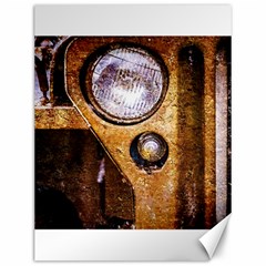 Vintage Off Roader Car Headlight Canvas 12  X 16   by FunnyCow