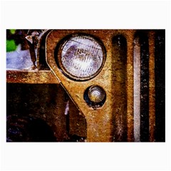 Vintage Off Roader Car Headlight Large Glasses Cloth (2-side) by FunnyCow