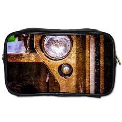 Vintage Off Roader Car Headlight Toiletries Bags by FunnyCow