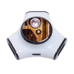 Vintage Off Roader Car Headlight 3-port Usb Hub by FunnyCow