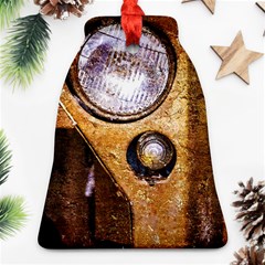 Vintage Off Roader Car Headlight Bell Ornament (two Sides) by FunnyCow