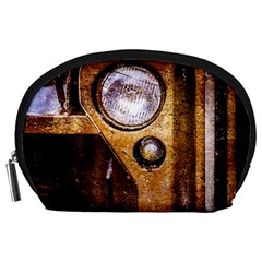 Vintage Off Roader Car Headlight Accessory Pouches (large)  by FunnyCow