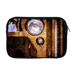 Vintage Off Roader Car Headlight Apple Macbook Pro 17  Zipper Case by FunnyCow