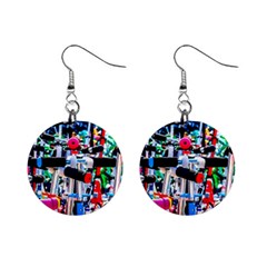 Time To Choose A Scooter Mini Button Earrings by FunnyCow