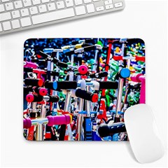 Time To Choose A Scooter Large Mousepads by FunnyCow