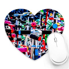 Time To Choose A Scooter Heart Mousepads by FunnyCow