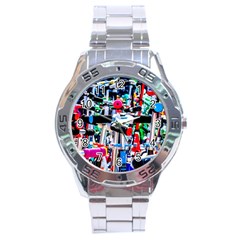 Time To Choose A Scooter Stainless Steel Analogue Watch by FunnyCow