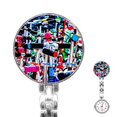 Time To Choose A Scooter Stainless Steel Nurses Watch by FunnyCow