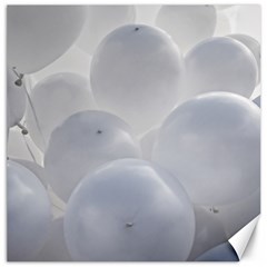 White Toy Balloons Canvas 20  X 20   by FunnyCow