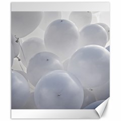 White Toy Balloons Canvas 20  X 24   by FunnyCow